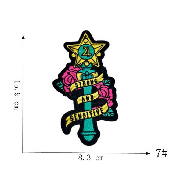 Complete 11 pc set of Sailor Moon Embroidered Patches NWOT - Picture 8 of 12